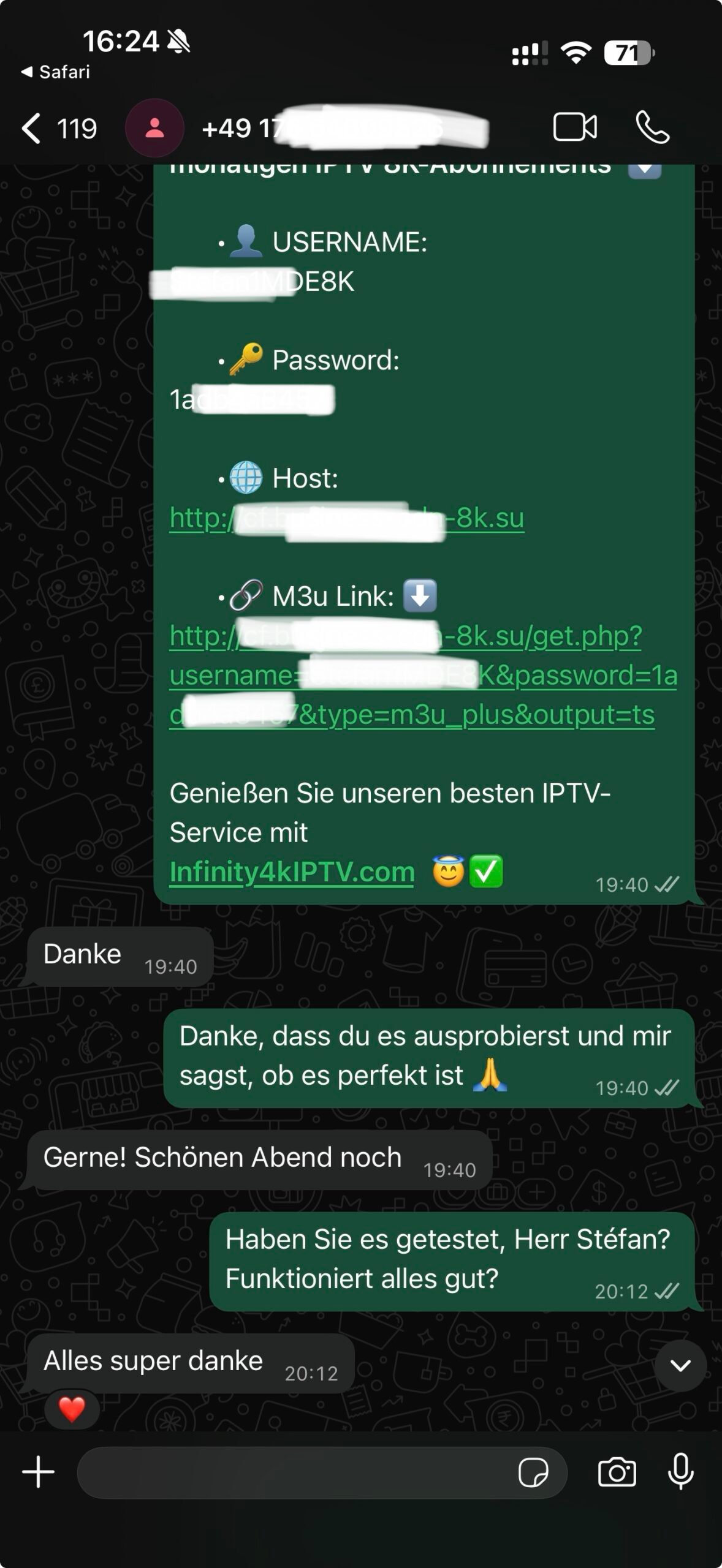 Infinity IPTV 4K 2026